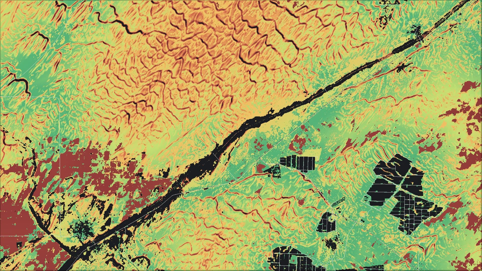 Site suitability — example GIS output